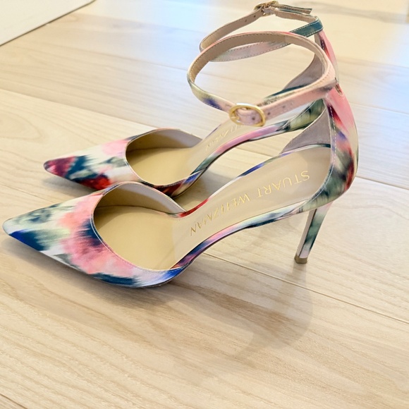 STUART WEITZMAN 38.5 ( 8.5)  ANKLE STRAP PUMP - Picture 7 of 9